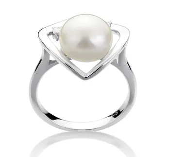 thumbnail image 2 of Sadie White 9-10mm AA Quality Freshwater 925 Sterling Silver Cultured Sadie White 9-10mm AA Quality Freshwater 925 Sterling Silver 2 of 11